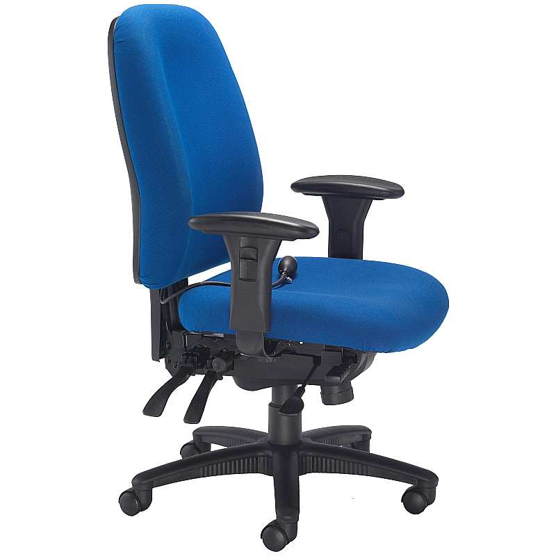 Vista Hour Heavy Duty Fabric Operator Chairs From Our Operator