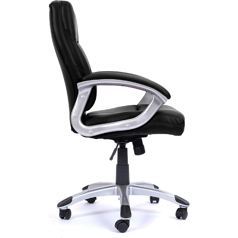 Greenwich High Back Leather Effect Executive Office Chairs from our