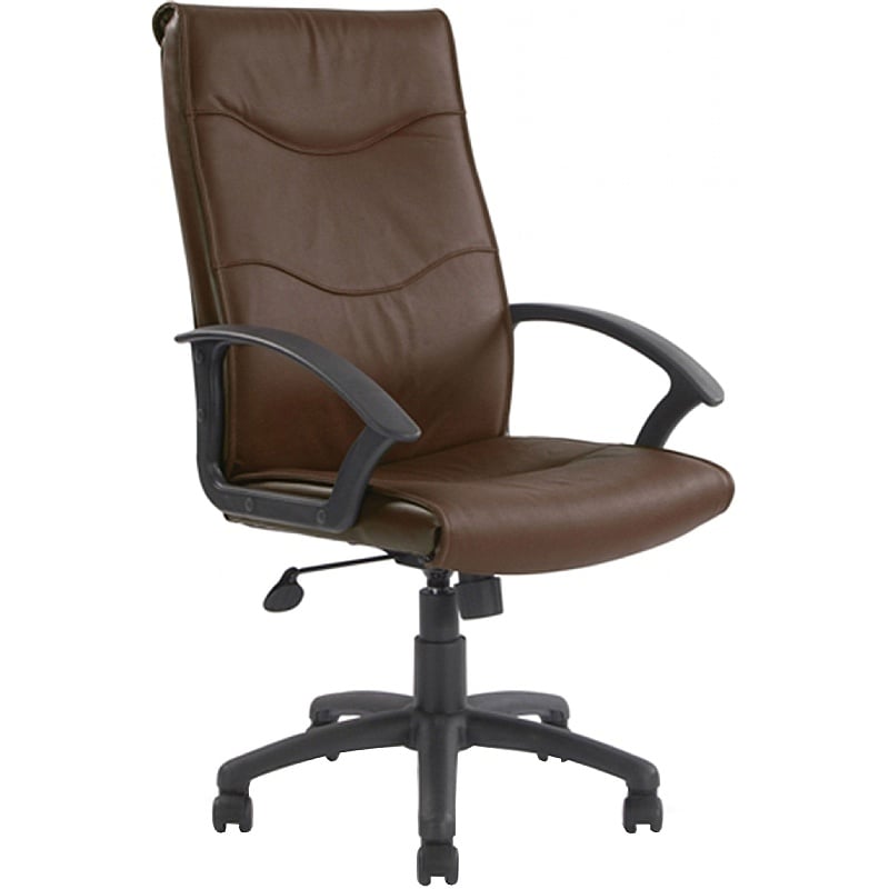 Swithland High Back Leather Faced Executive Office Chairs - Office Chairs