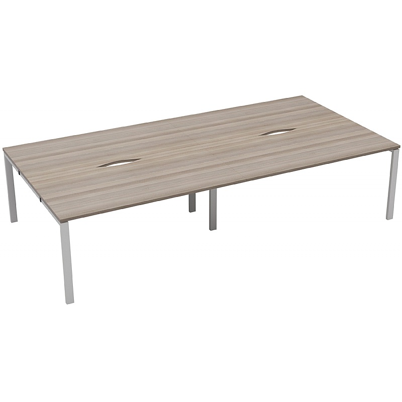 Linear Rectangular Back to Back Bench Desks from our Bench Desks range.