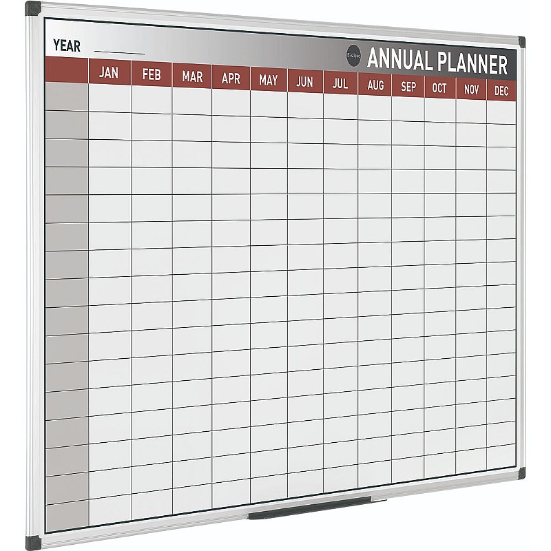 Bi Office Magnetic Monthly Annual Planner from our Whiteboards range.