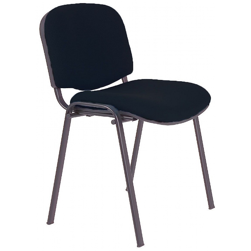 Ecton Black Frame Stacking Conference Chairs