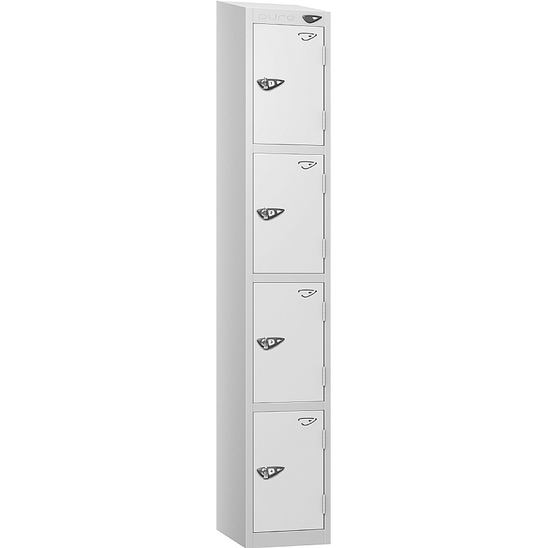 Pure Antibacterial Sloping Top Lockers with Hasp and Staple from our ...