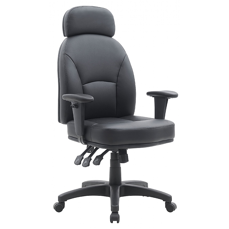 Avon 24 Hour Ergonomic Bonded Leather Task Chair