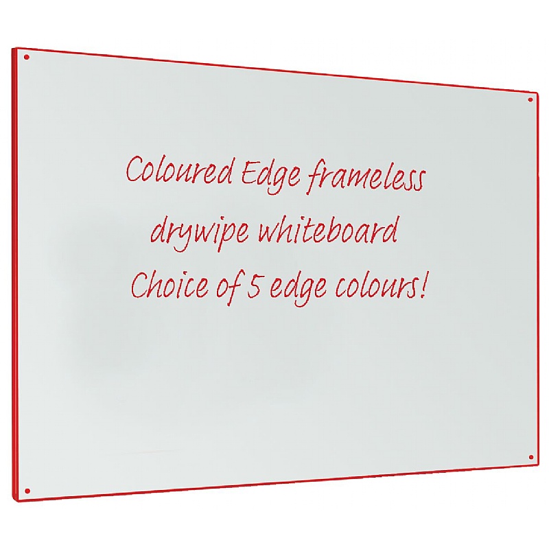 WriteOn Coloured Edge Non-Magnetic Whiteboards from our Whiteboards range.