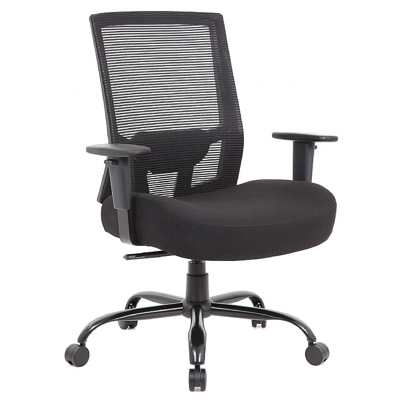 Isla 27 Stone Bariatric Mesh Office Chair