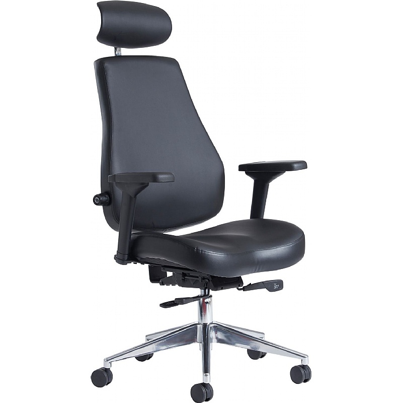 Franklin 24 Hour Ergonomic Leather Faced Office Chair