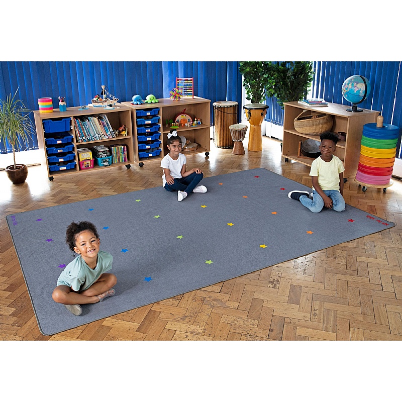 Essentials Rainbow Stars Placement Carpet