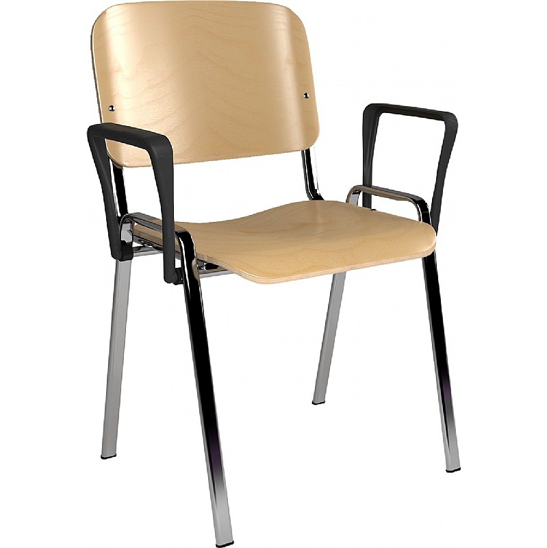 Taurus Wooden Bistro Chair with Arms