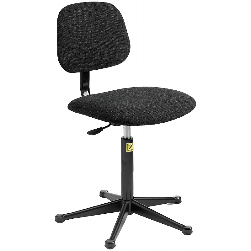 ESD Static Dissipative Fabric Chairs with Glides