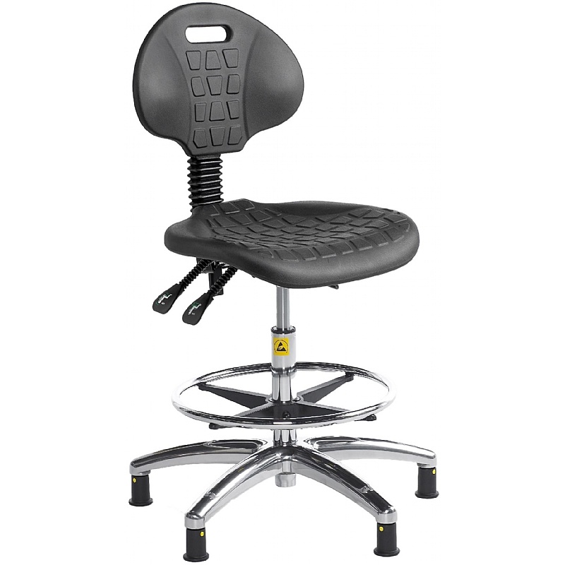 ESD Static Dissipative Polyurethane Draughtsman Chair