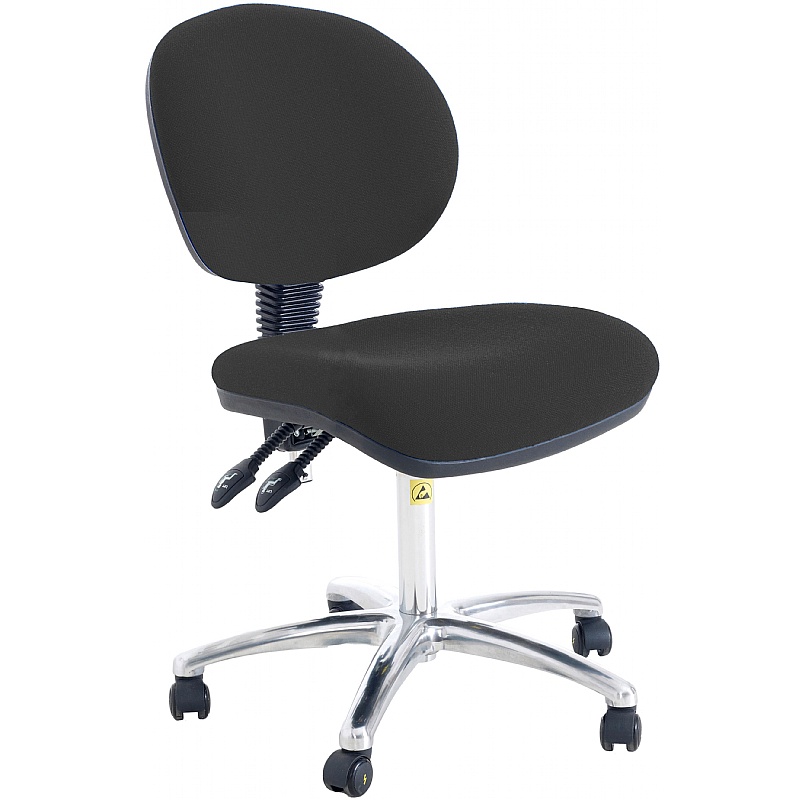 ESD Static Dissipative Deluxe Ergonomic Fabric Chairs