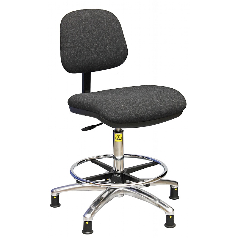 ESD Static Dissipative Ergonomic Fabric Draughtsman Chair