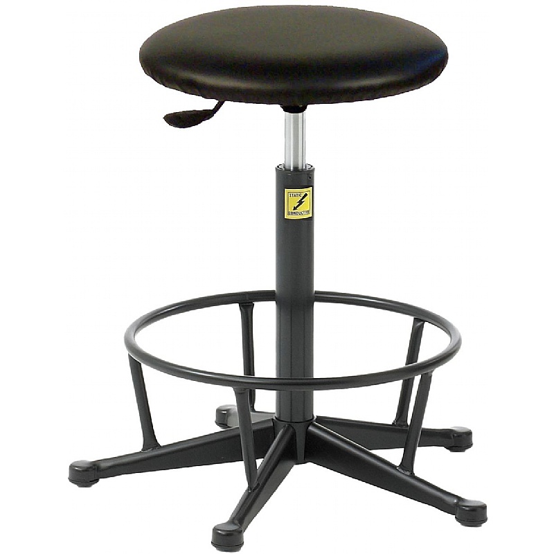 ESD Static Dissipative Vinyl Draughtsman Stools