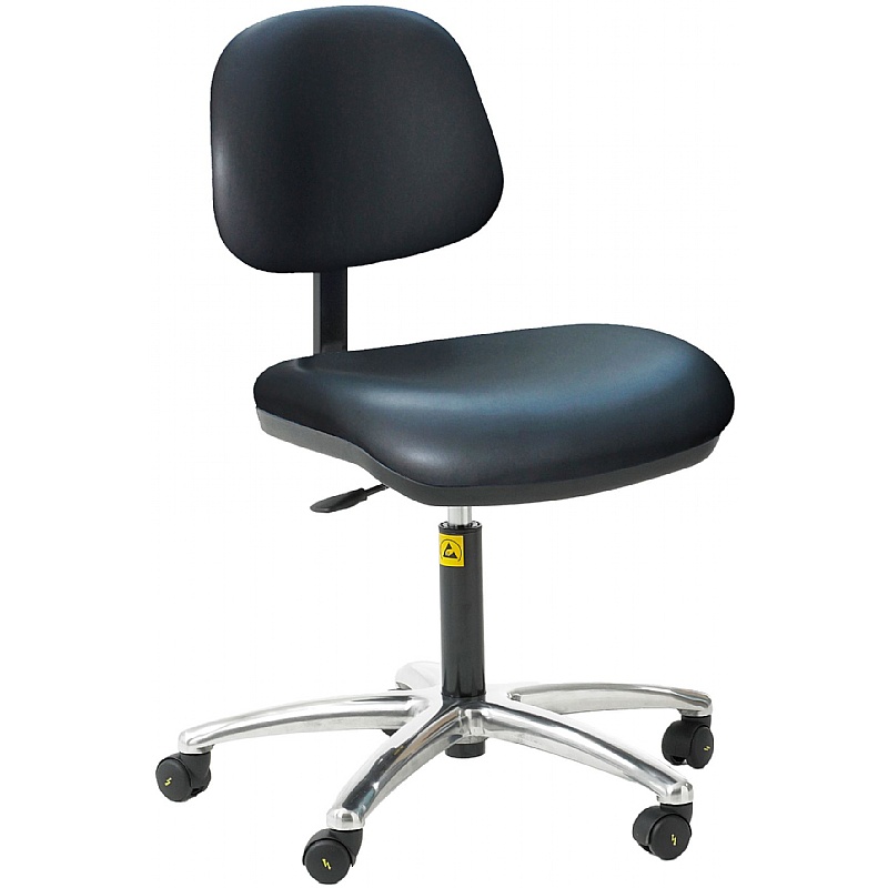 ESD Static Dissipative Ergonomic Vinyl Chairs