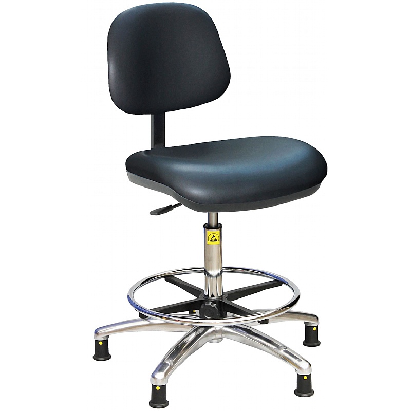 ESD Static Dissipative Ergonomic Vinyl Draughtsman Chair