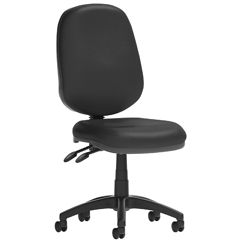 Eclipse Plus 2-Lever Bonded Leather Operator Chairs