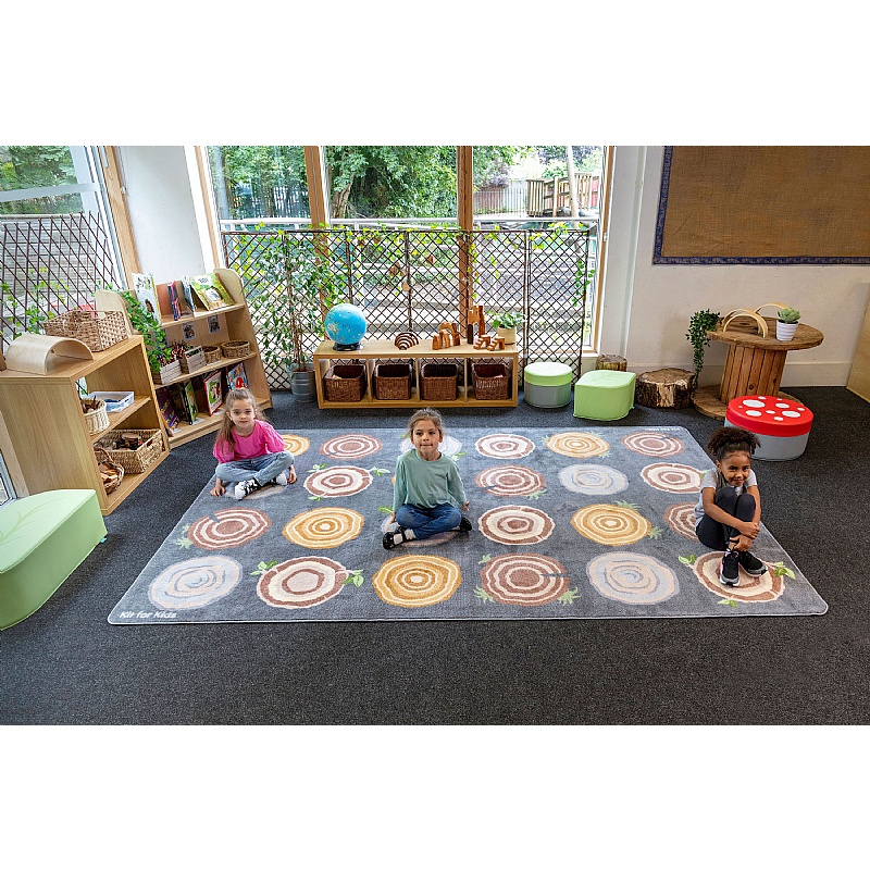 Natural World Tree Stump Placement Carpet