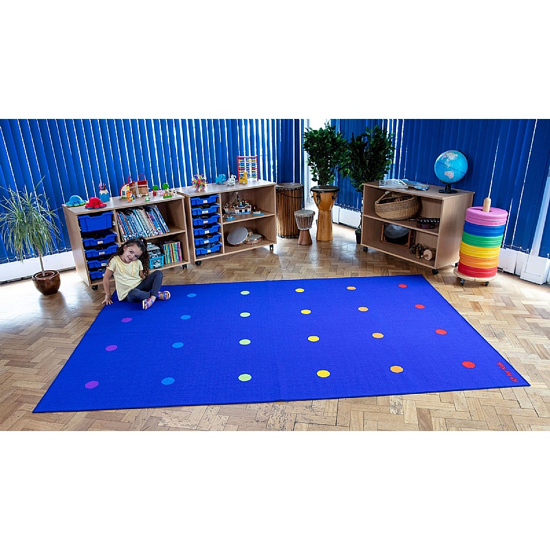 Essentials Rainbow Spots Placement Carpet