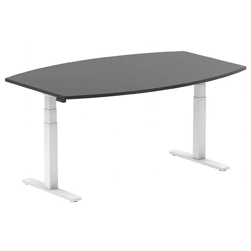 Italia Electric Height Adjustable High Gloss Boardroom Tables