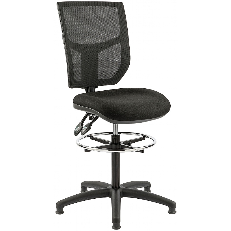 Ergo Mesh Back Draughtsman Chairs