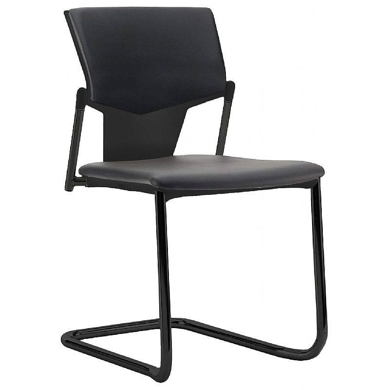 Ikon Plus Upholstered Cantilever Stacking Meeting and Conference Chairs