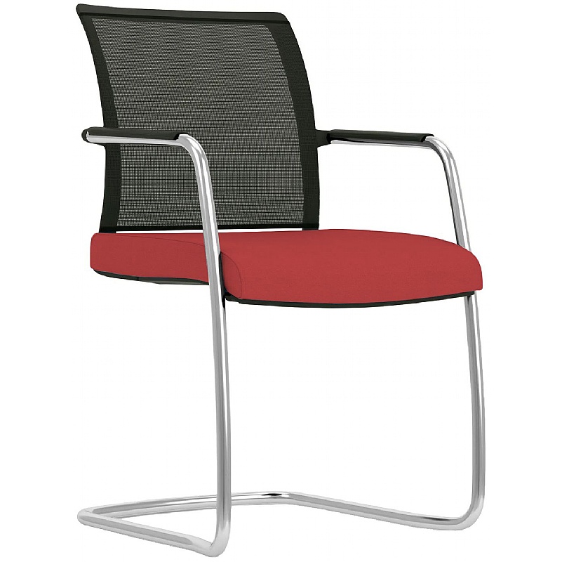 Jib Lite Mesh Back Cantilever Meeting and Conference Chairs