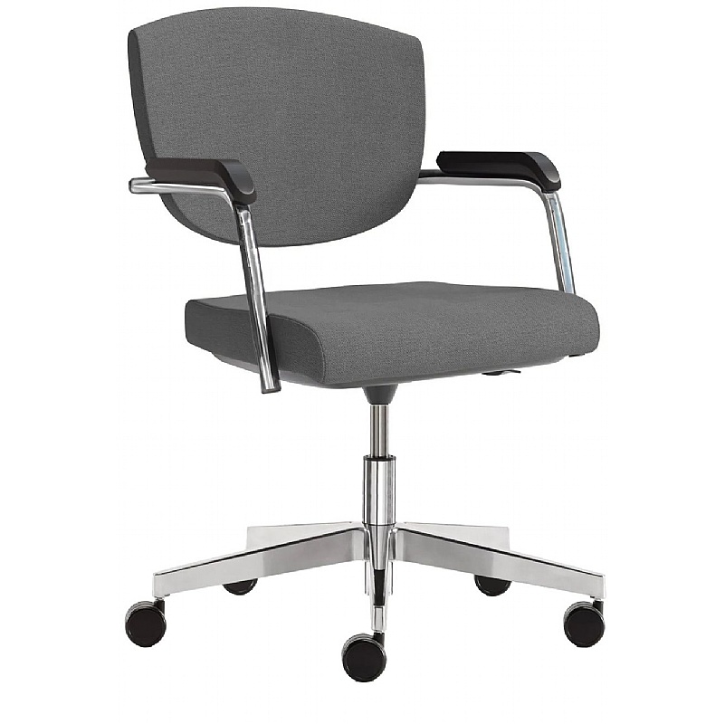 Key Low Back Swivel Meeting and Breakout Chairs with Castors from our ...