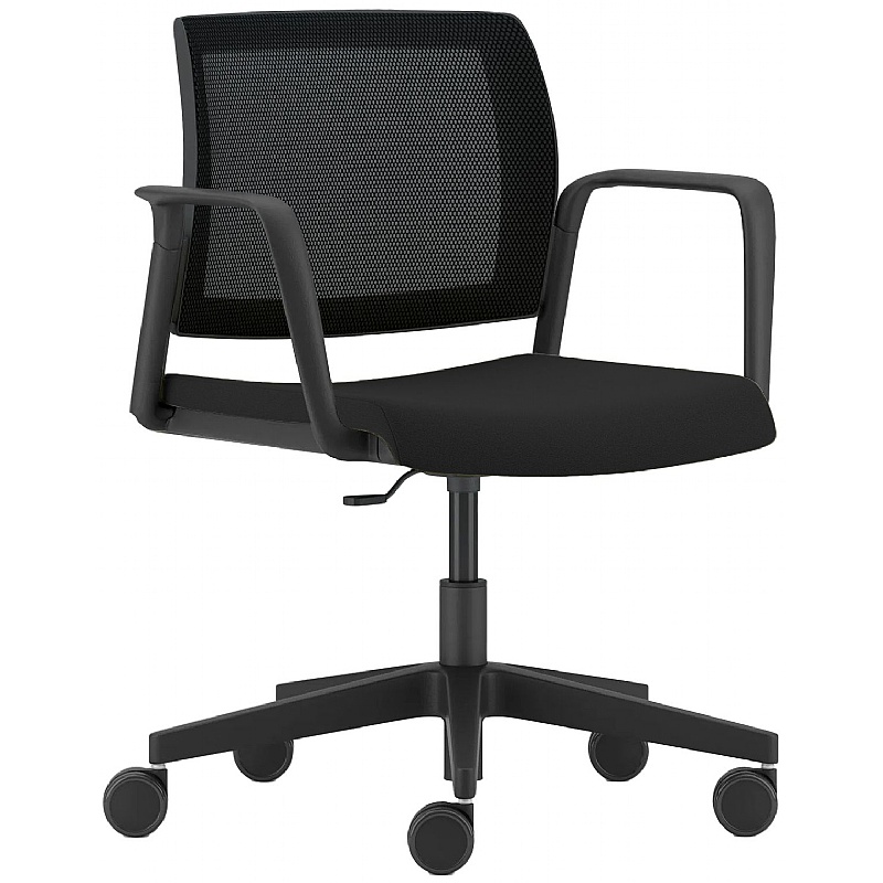 Kind Mesh Swivel Meeting and Breakout Chairs with Arms