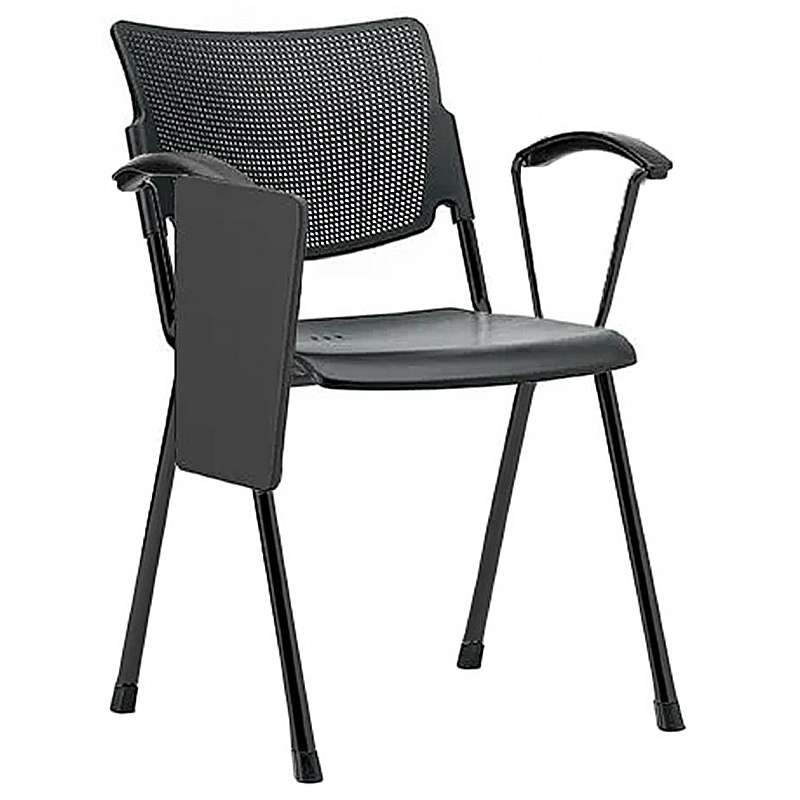 Mia Polypropylene Conference Chairs with Writing Tablet