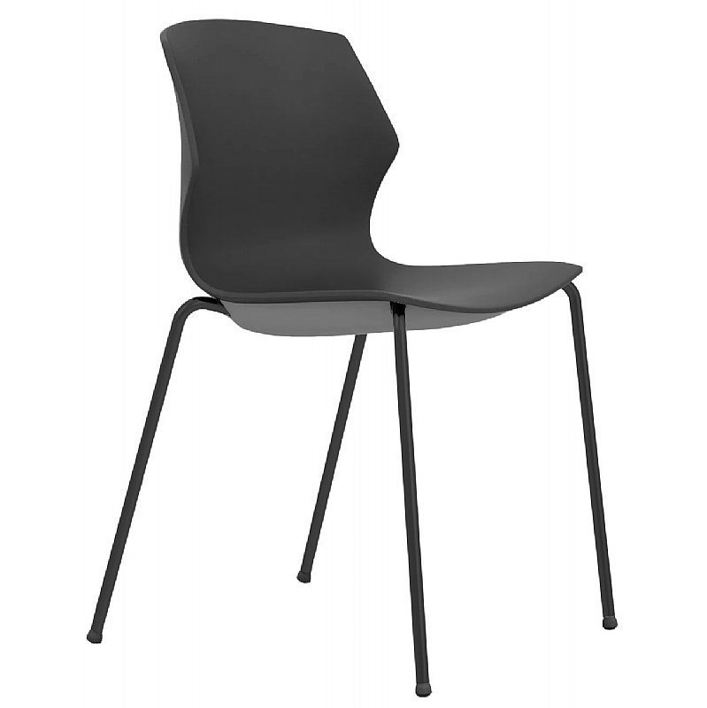 Pimlico Polypropylene Stacking 4-Leg Meeting and Breakout Chairs