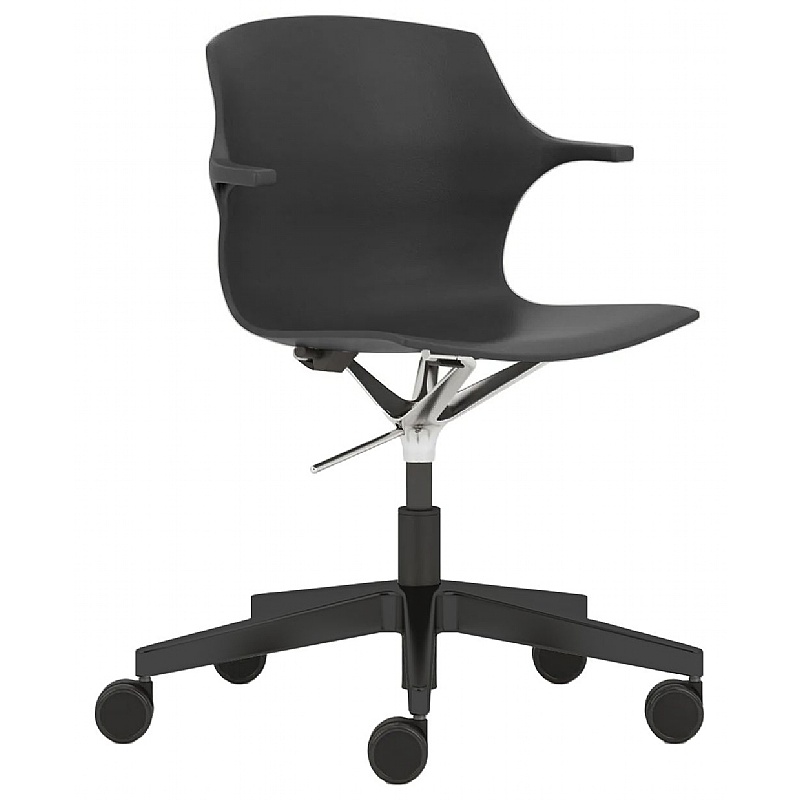 Pimlico Polypropylene Swivel Meeting and Breakout Chairs with Arms