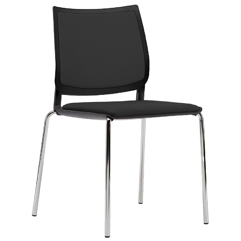 Vibe Plus Upholstered 4-Leg Breakout and Conference Chairs