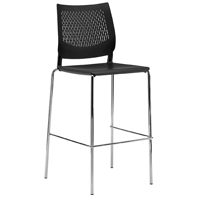 Vibe Polypropylene 4-Leg Meeting and Breakout Stool