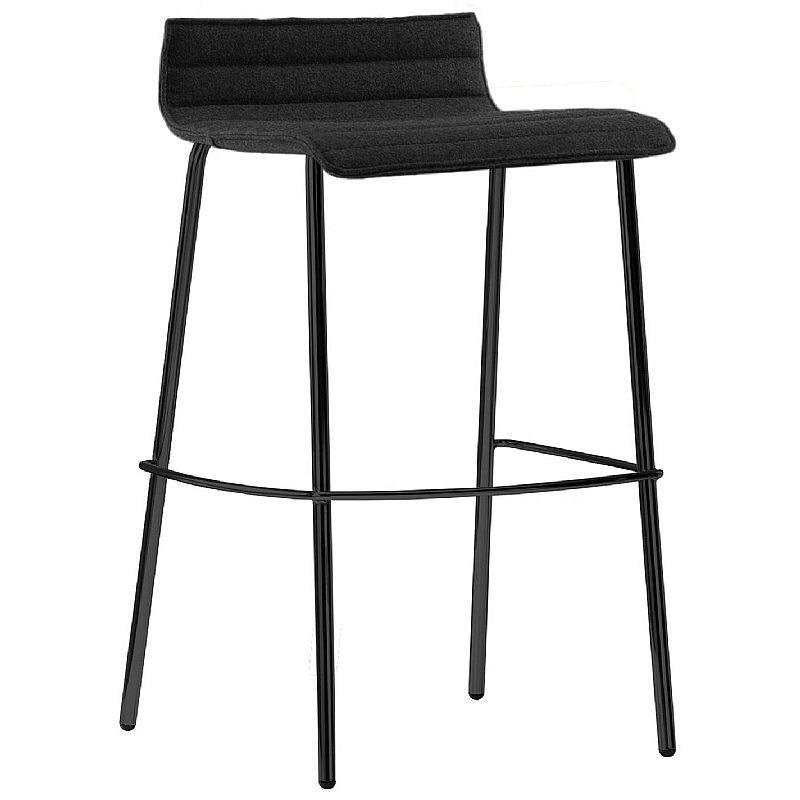 Bjorn Upholstered 4-Leg Breakout and Canteen Stool