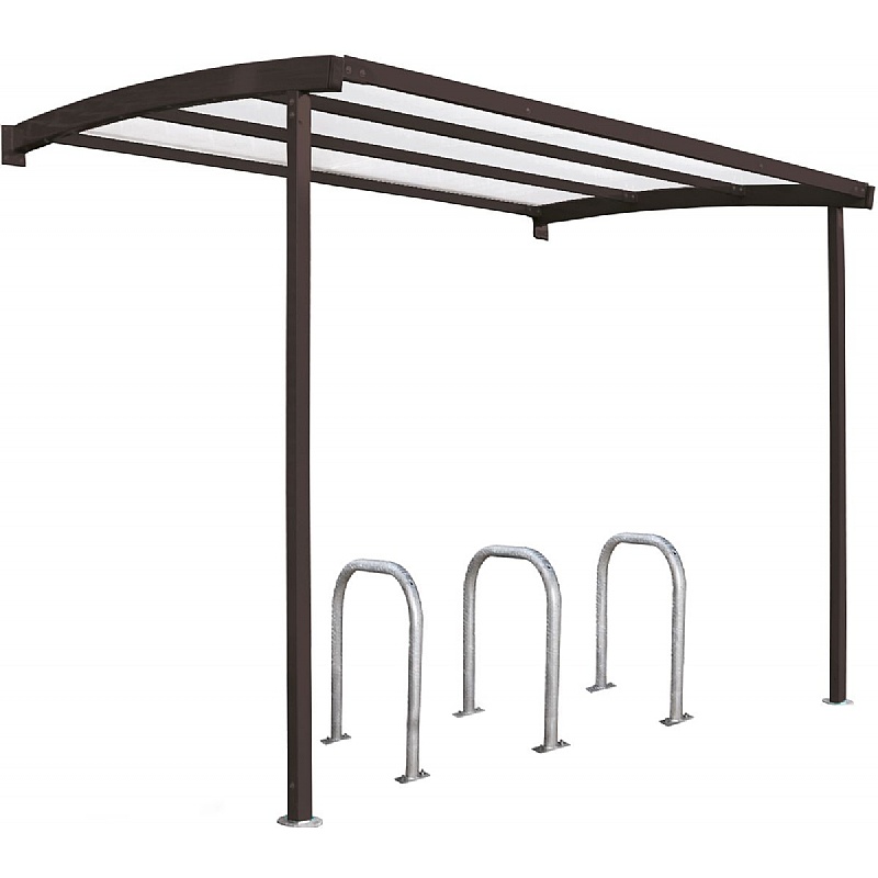 Wall Mounted Secure Bicycle Shelters