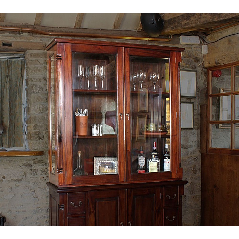 La Roque Mahogany Solid Wood Hutch