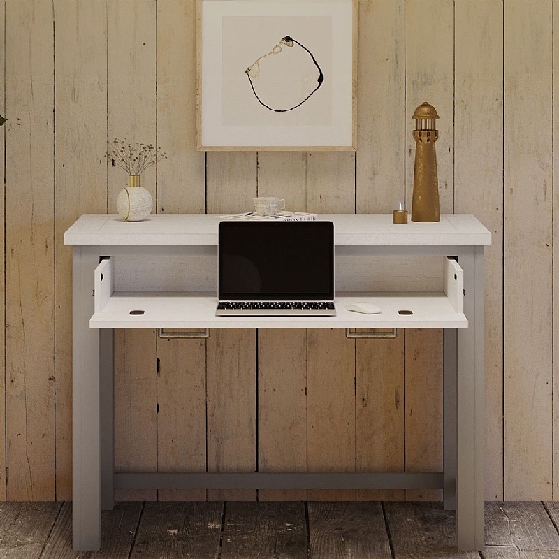 Greystone Solid Wood Hidden Home Office Desk