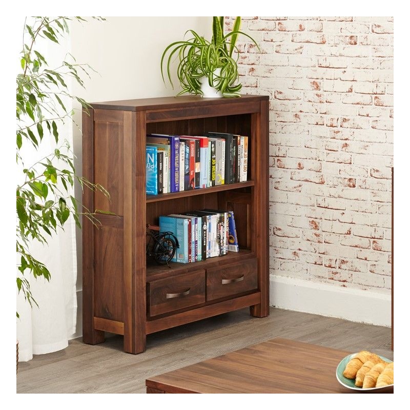 Mayan Walnut Solid Wood Combination Bookcases