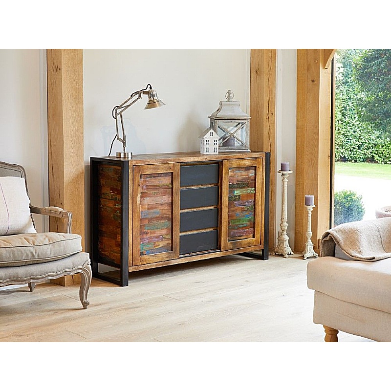 Urban Chic Sliding Door Credenza