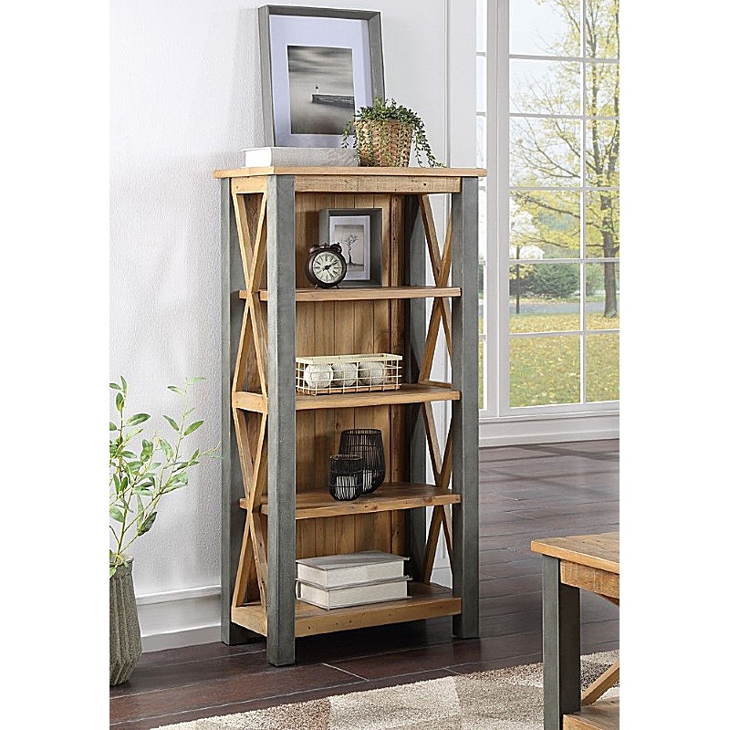 Urban Elegance Reclaimed Small Bookcase