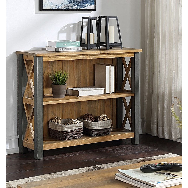 Urban Elegance Reclaimed Low Bookcase