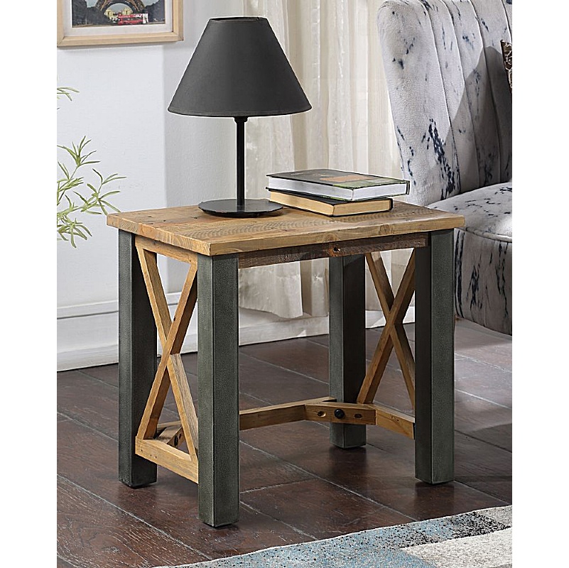 Urban Elegance Reclaimed Side Table