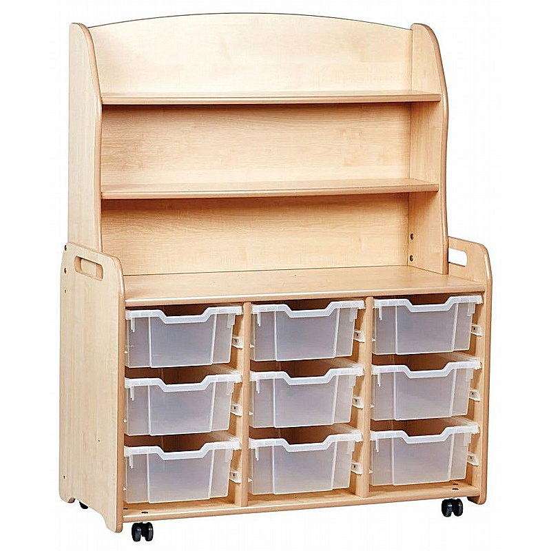 Tidy Tots Nursery Triple Column Welsh Dresser with Tray Storage - School Furniture