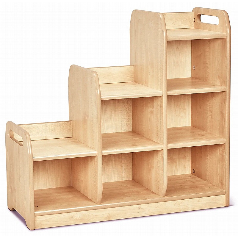 Tidy Tots Nursery Stepped Storage Unit - School Furniture