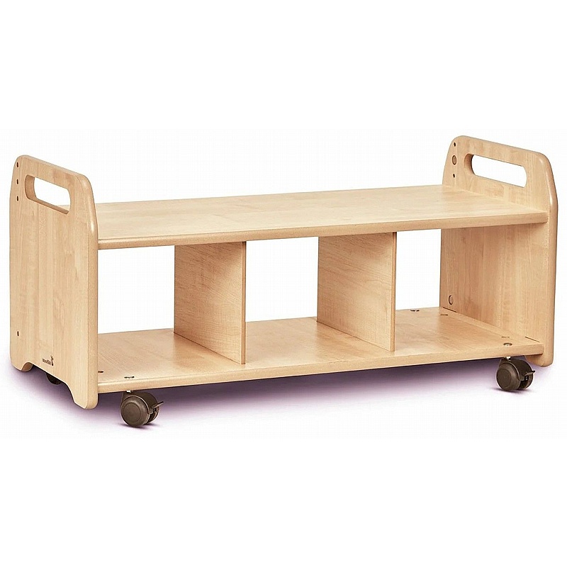 Tidy Tots Nursery Mobile Low Level Storage Unit - School Furniture