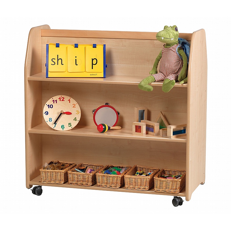 Tidy Tots Nursery Mobile Double Sided Large Book Display - School Furniture