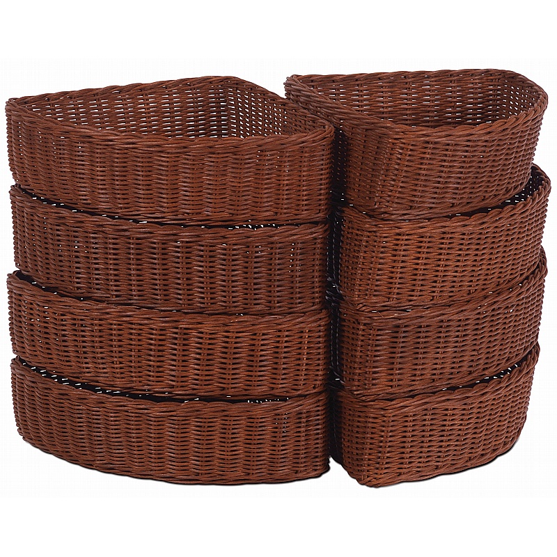 Millhouse Corner Baskets - Pack of 8 - School Furniture