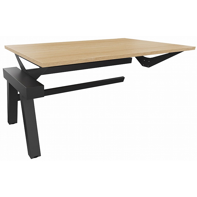 Linnea Elevate Rectangular Sliding Top Bench Extension Desks - Office Desks