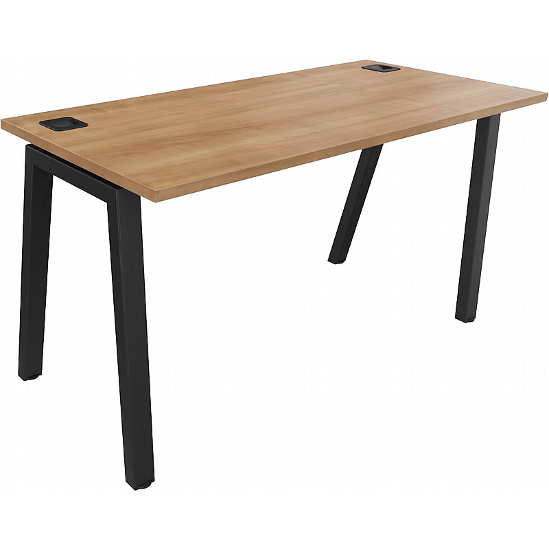 Linnea Shallow A-Frame Rectangular Starter Bench Desks - Office Desks